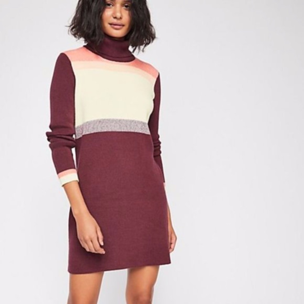 Free People Sweater Mini Dress